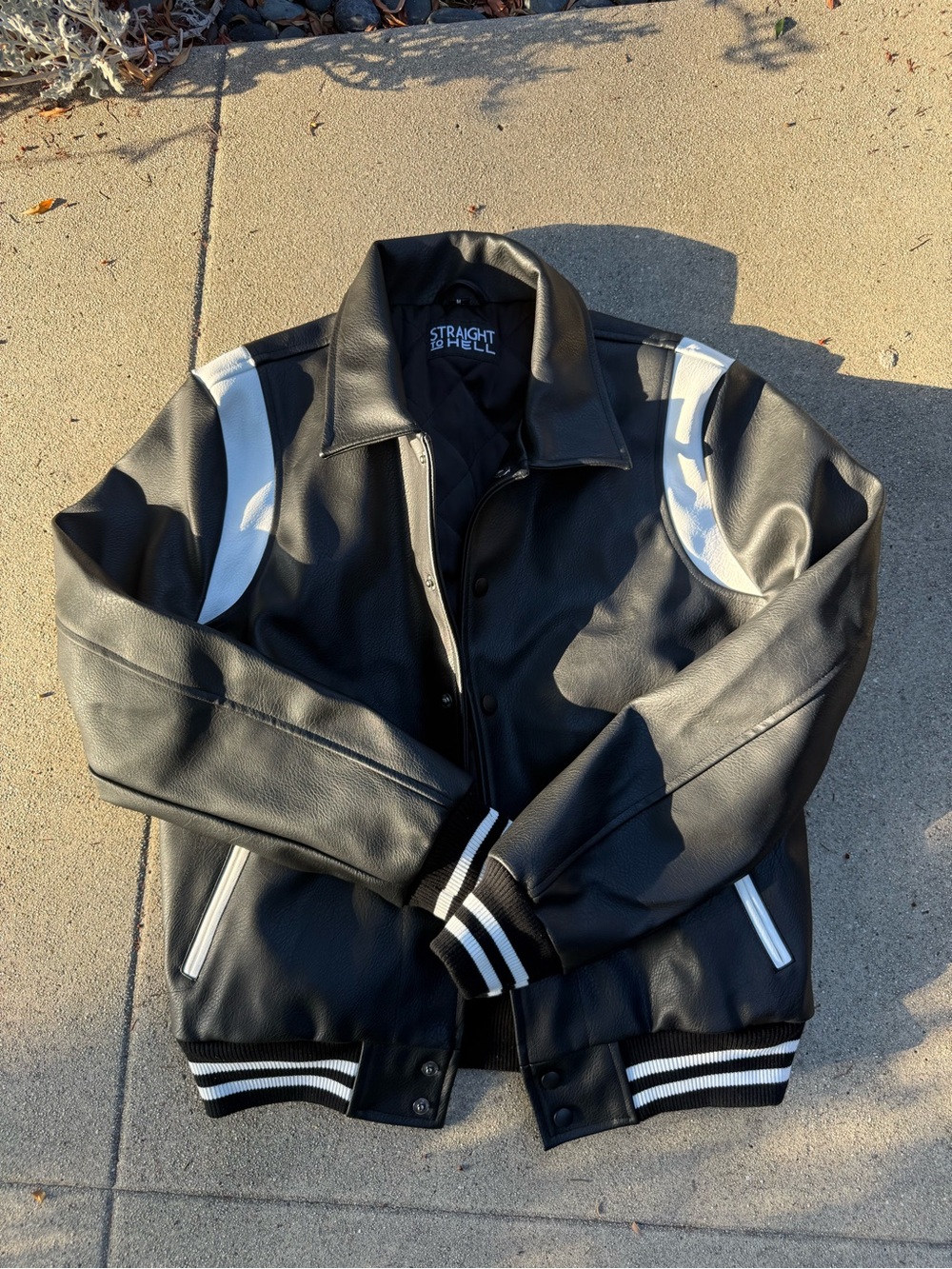 Straight To Hell Varsity Jacket - Medium